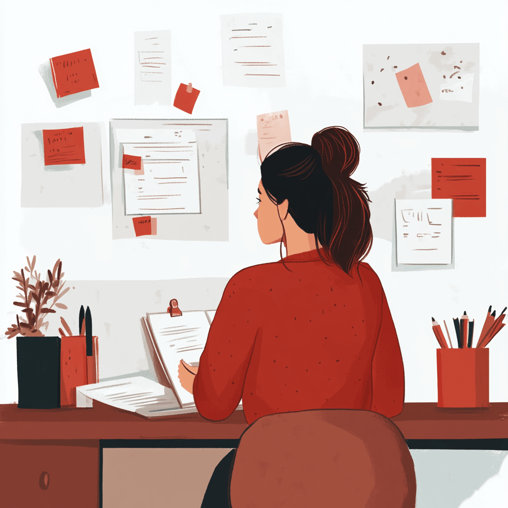 midjourney13z a young woman working in a office No background b11d204f c1a9 48fd 8801 9a6c2d8761a6